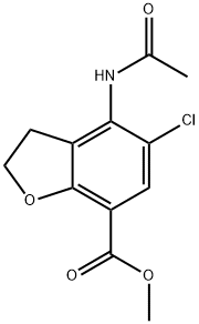 4-乙酰胺氨基-5-氯-7-苯并呋喃甲酸甲酯